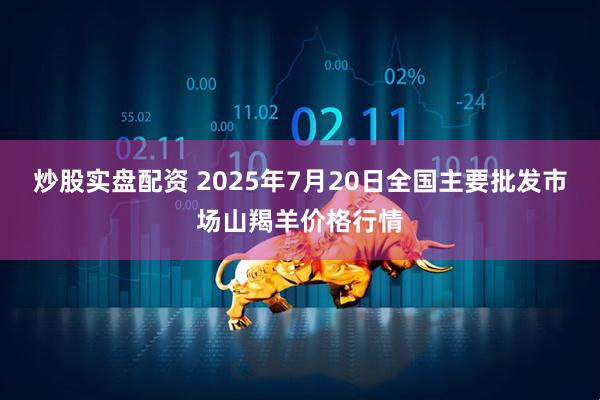 炒股实盘配资 2025年7月20日全国主要批发市场山羯羊价格行情